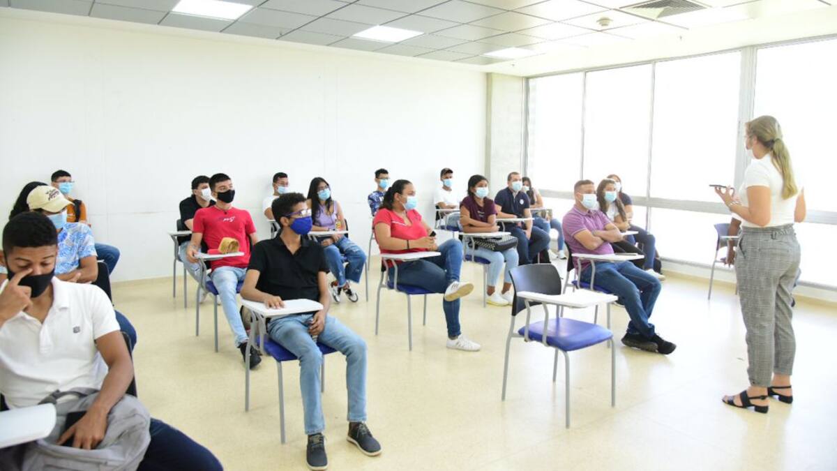 Estudiantes de Unimagdalena regresaron a clases presenciales
