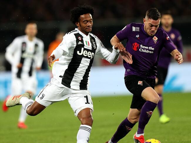 Cuadrado presente en la goleada de la Juventus a Fiorentina