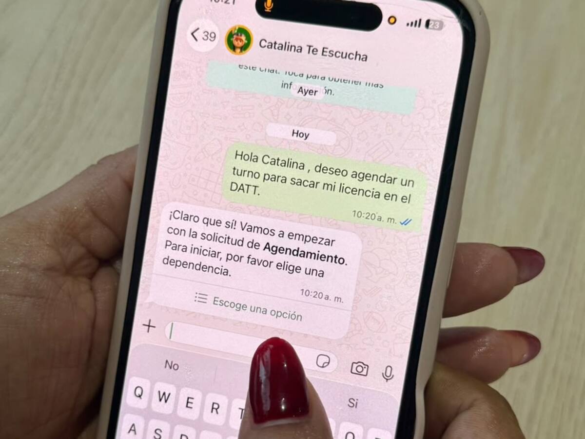 DATT habilita turnos digitales para agendar trámites por WhatsApp