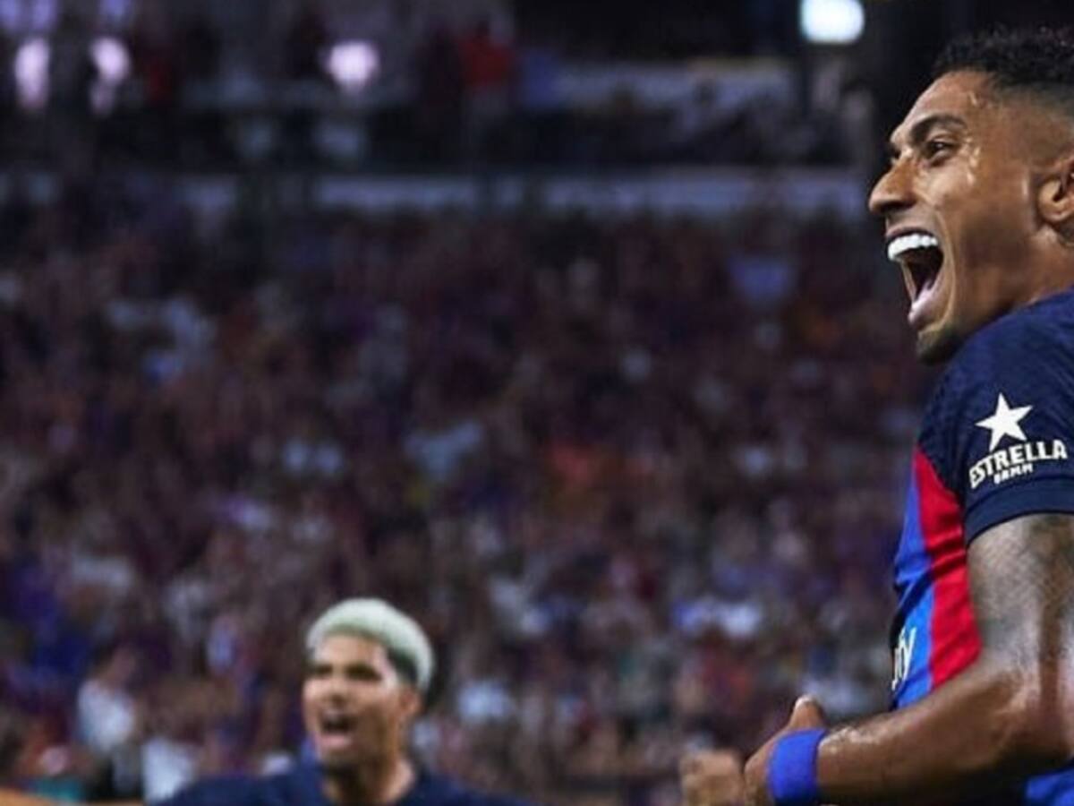 Raphinha y un golazo para que Barcelona le ganara el clásico al Real Madrid