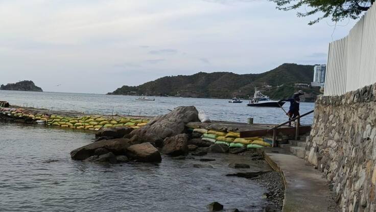 Suspenden la restauración de muelle en El Rodadero