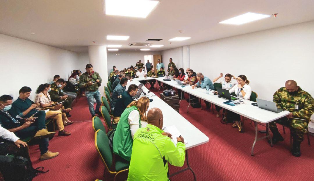 Comité de seguridad con motivo de la jornada electoral