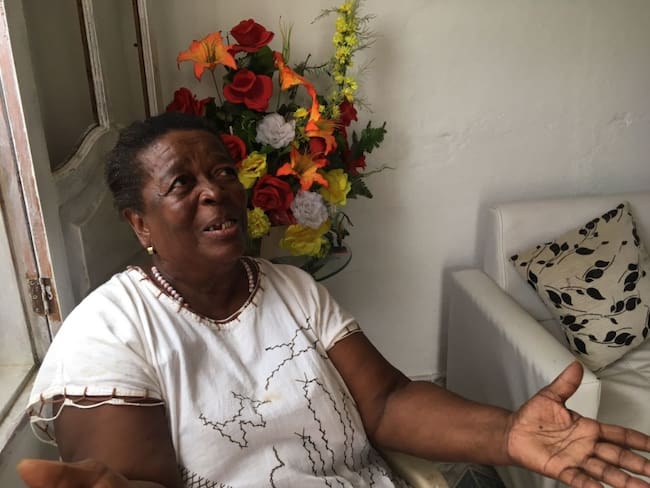 Doña Lorenza la mujer que visitó el Papa Francisco en Cartagena