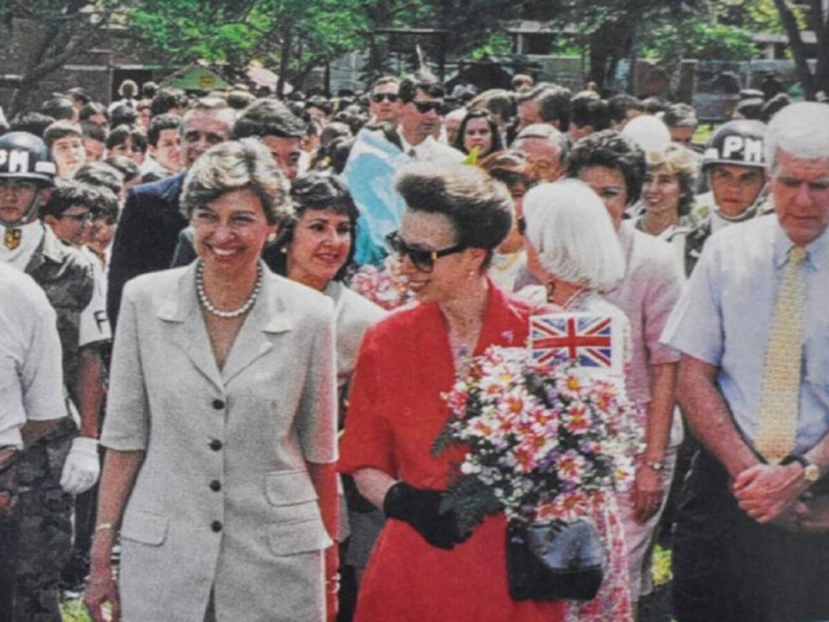 La hija de Reina Isabel II visitó a Cali hace 23 años