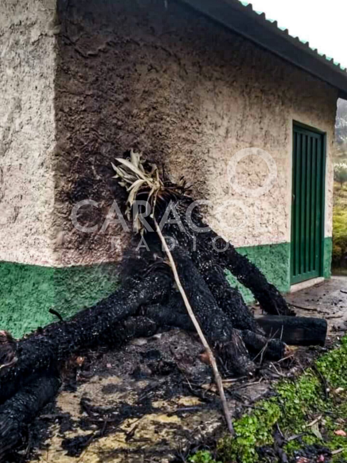n el páramo de Siscunsí hicieron fogata con frailejones / Cortesía: Berni Bello.