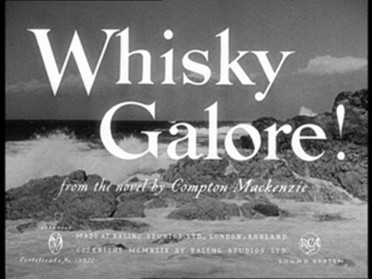 Subastarán una botella de Ballantine''s del barco del filme 'Whisky Galore'