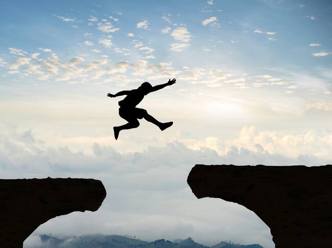 Imagen de referencia de salto. Foto: Sompong Sriphet / Eye-Em / Getty Images