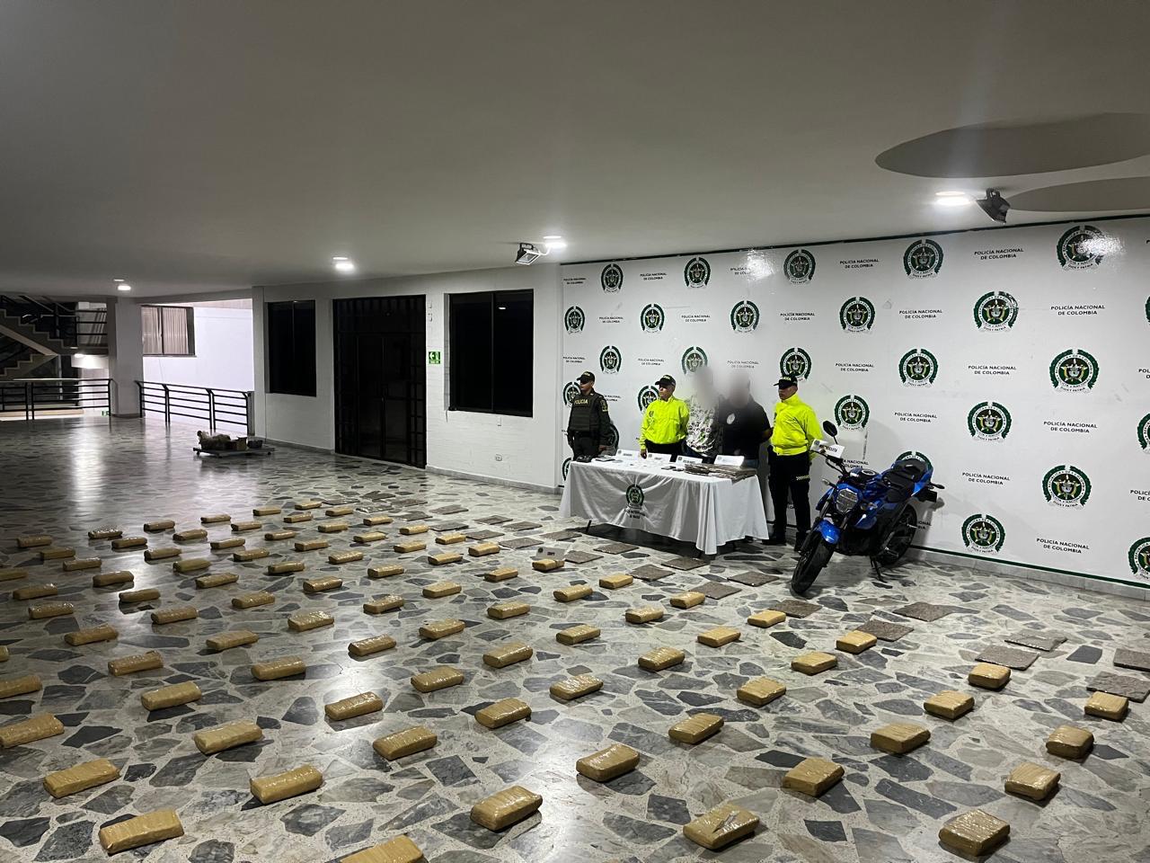 140 kilogramos de marihuana fueron incautados en Ibagué, Tolima