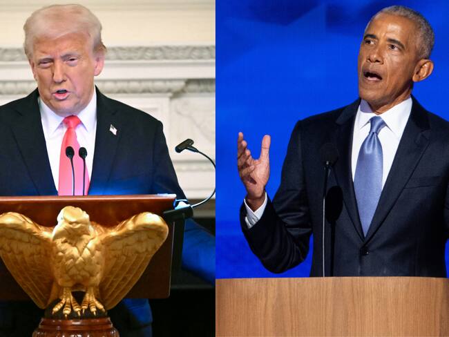 Barak Obama. FOTO: Bill Clark/CQ-Roll Call, Inc via Getty Images — Donald Trump. FOTO: MANDEL NGAN/AFP via Getty Images