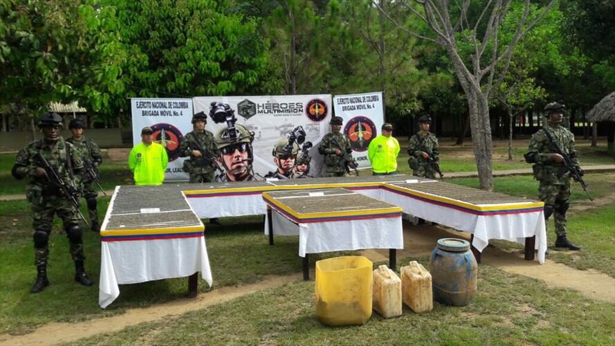 Decomisan más de 15.000 cartuchos a disidencias de las Farc. Foto: Ejército Nacional