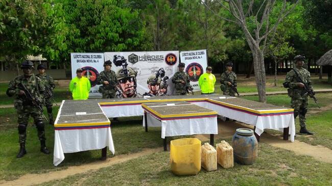 Decomisan más de 15.000 cartuchos a disidencias de las Farc. Foto: Ejército Nacional