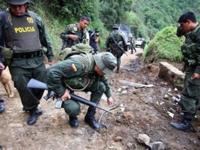 Cinco policías heridos deja nuevo ataque guerrillero en Norte de Santander