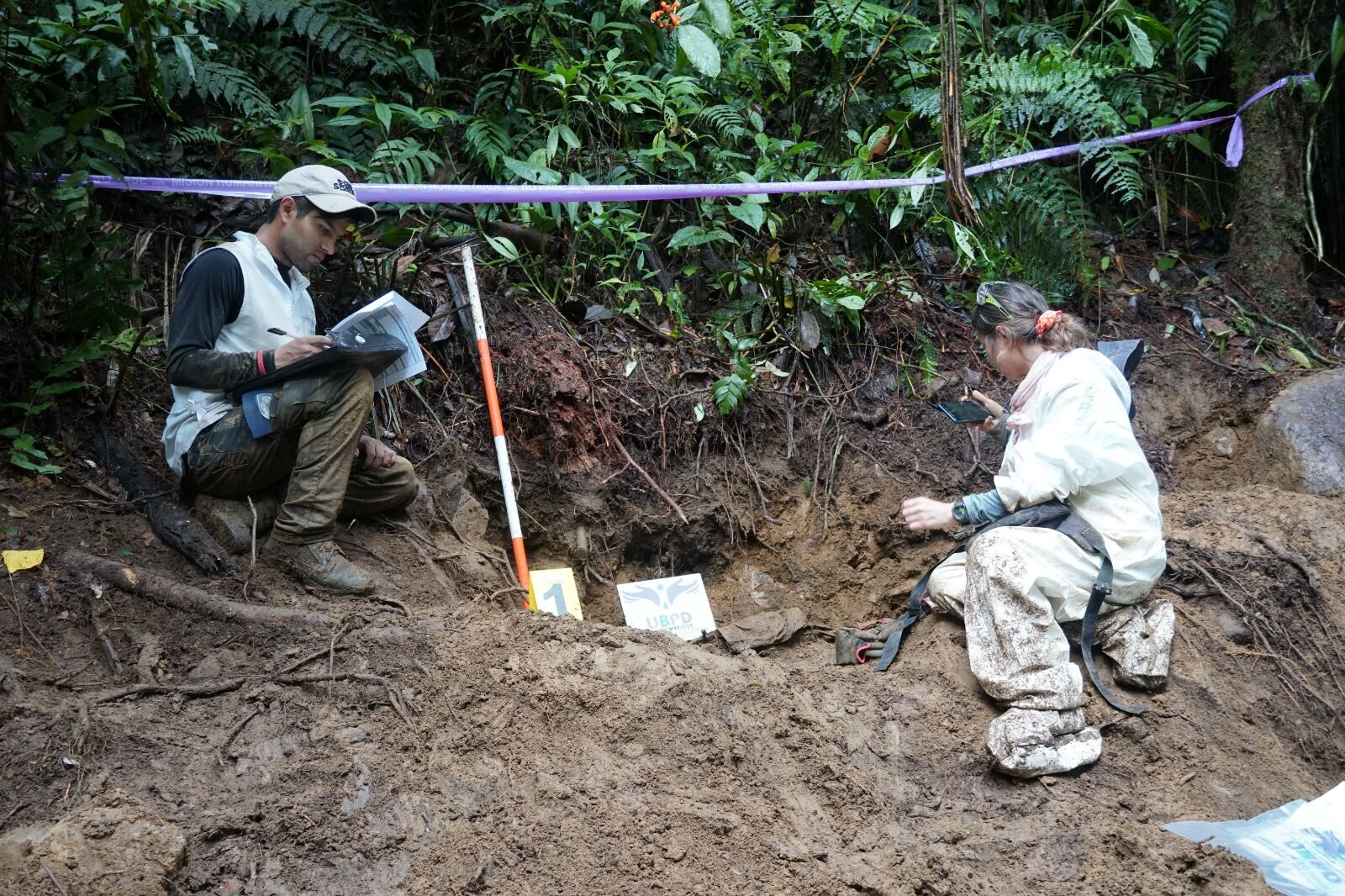 Acción humanitaria en Lejanías, Meta. Cortesía Unidad de Búsqueda