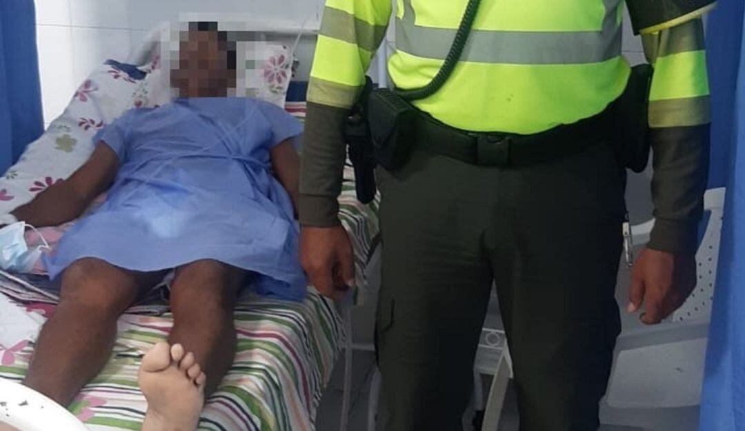 Capturado custodiado