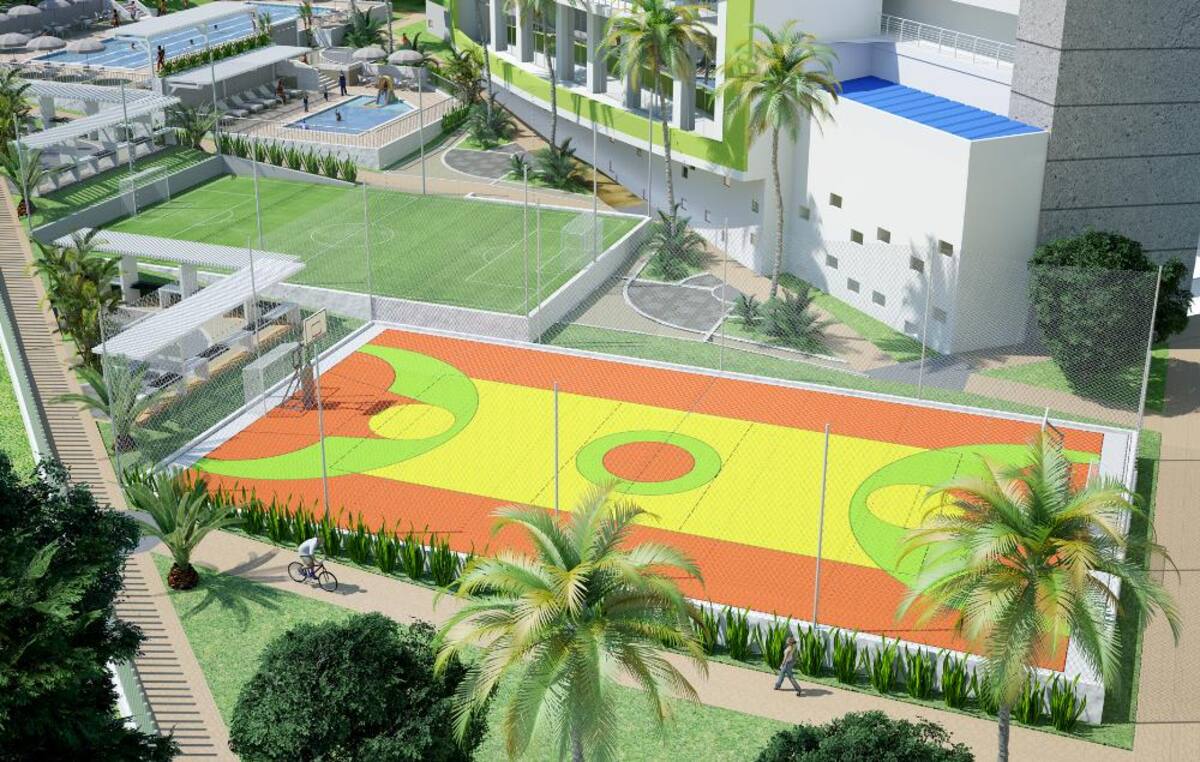 A menos de 600 metros de la glorieta de Mirolindo a la salida de Ibagué, se encuentra este proyecto de 4 torres de 16 pisos, con apartamentos de 89.2 y 73.87 mts2, una torre de parqueaderos, parques para niños, piscina semi olímpica, piscina para niños, jacuzzi, cancha futbol cinco, cancha múltiple, senderos ecológicos, entre otras comodidades.