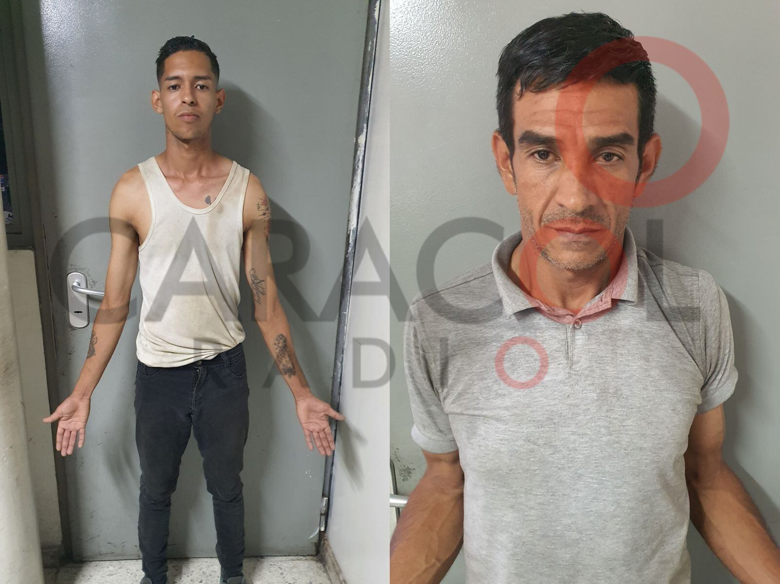 Sicarios comprometidos en ataque violento en el centro comercial Alejandría. / Foto: Cortesía para Caracol Radio.