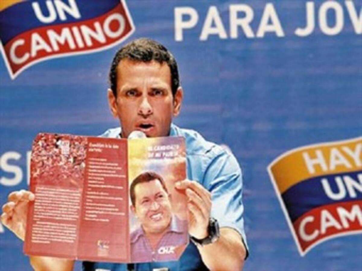 Los ejes de la campaña de Capriles