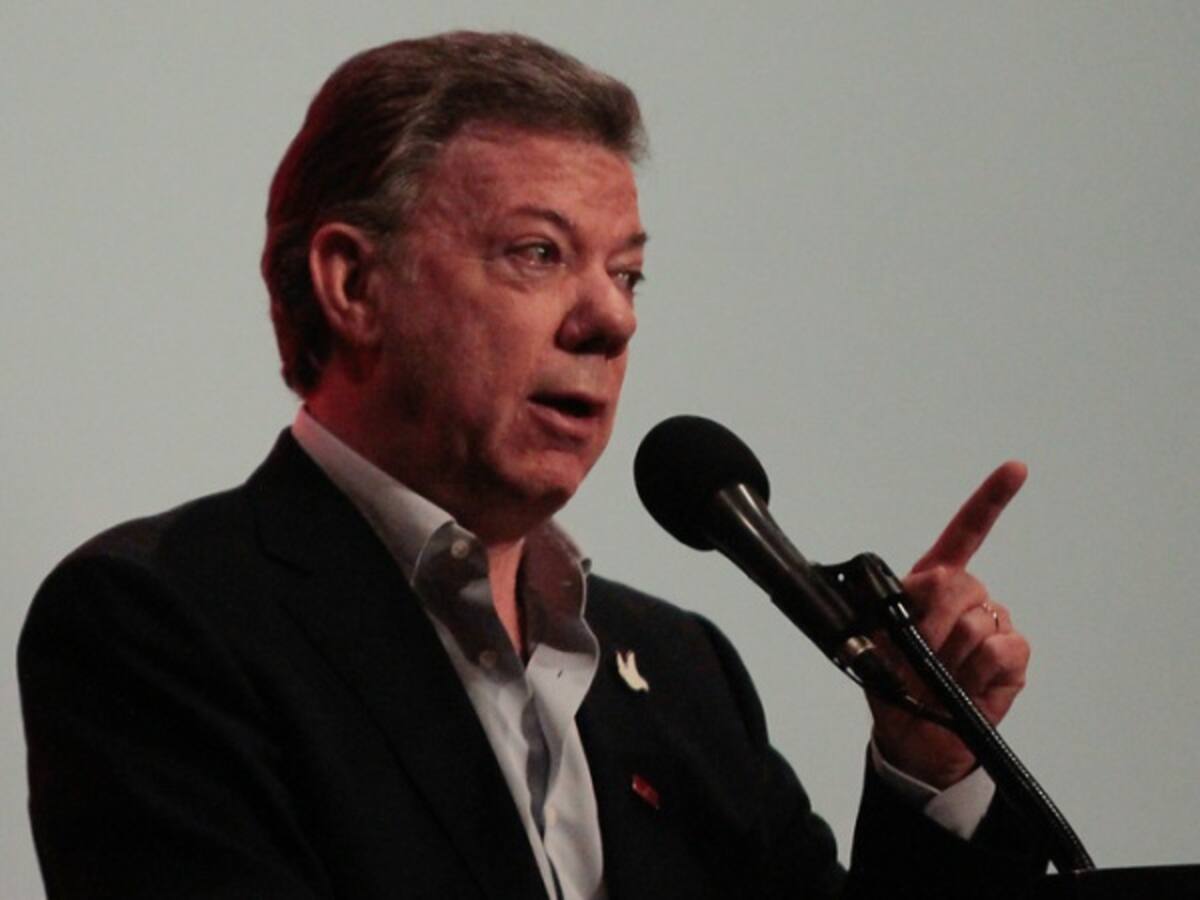 El acuerdo especial con las Farc no será válido sin plebiscito: Santos a Unidad por la paz
