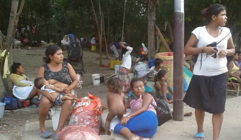 Indígenas Yukpa en la frontera