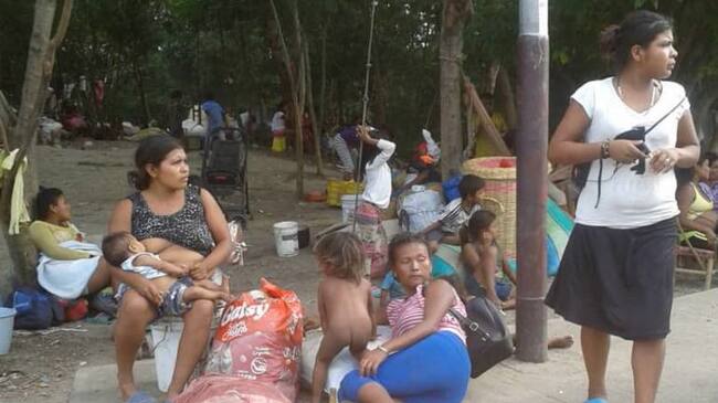 Indígenas Yukpa en la frontera