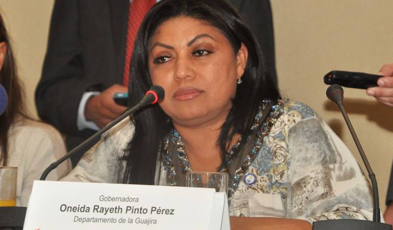 Foto de Oneida Pinto suministrada por la Federación Nacional de Departamentos.