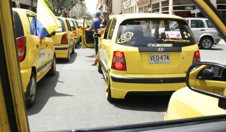 Taxis en Bogotá
