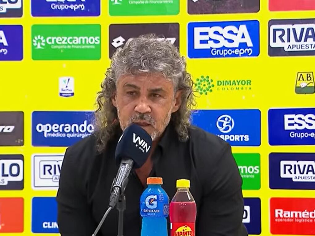 Leonel Álvarez luego del triunfo del Bucaramanga en la fecha 15 / Dimayor