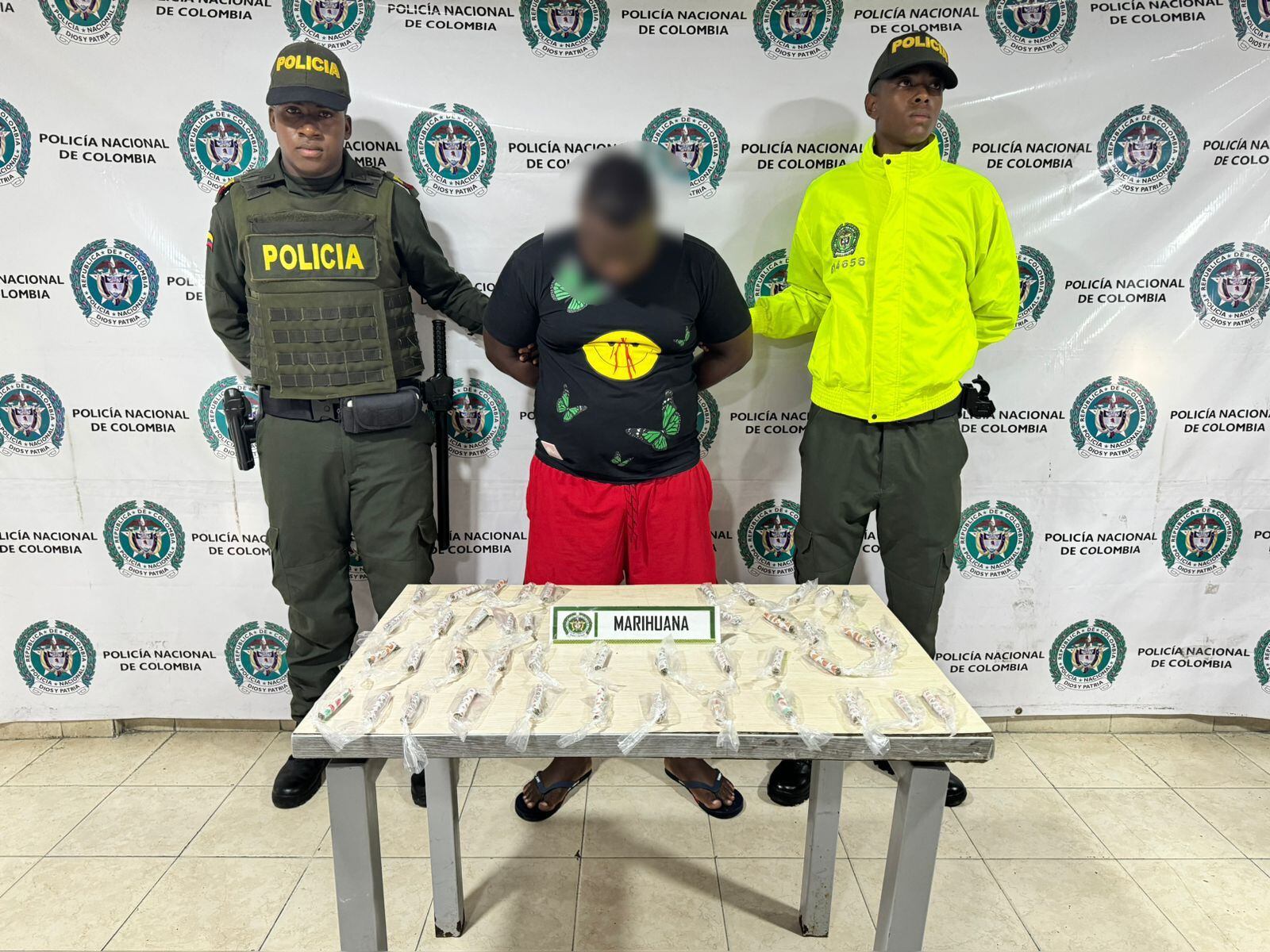 Cigarrillos de Marihuana a domicilio- Foto: Policía Nacional
