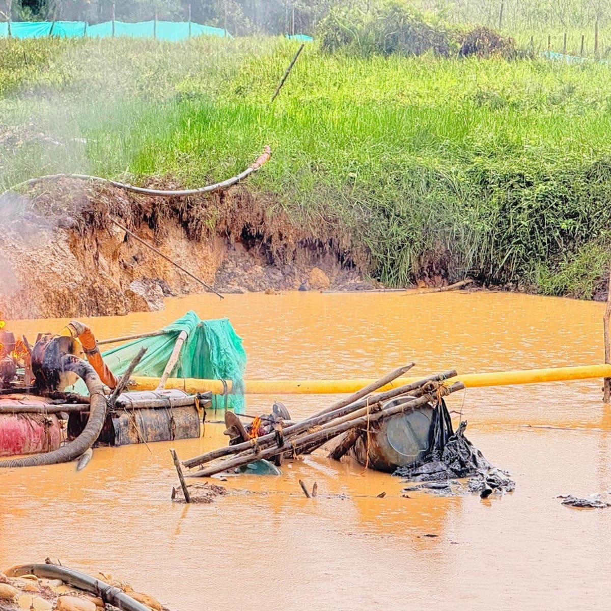 Contundente golpe a la minería ilegal en zona rural de Puerto Caicedo-Putumayo