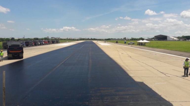 Pista del aeropuerto Ernesto Cortissoz
