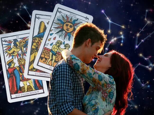 Imagen de referencia // Novios // cartas del Tarot // Universo