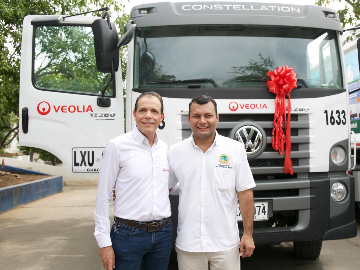 Veolia Aseo Cartagena presentó nueva flota vehicular para optimizar servicio de aseo
