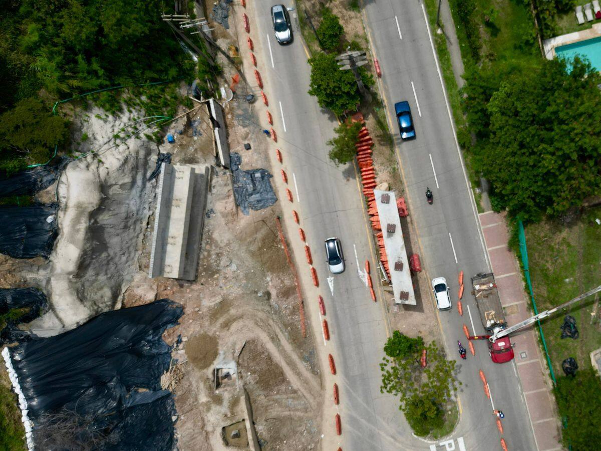 Cali: cierres nocturnos en la avenida Circunvalación por instalación de puente peatonal