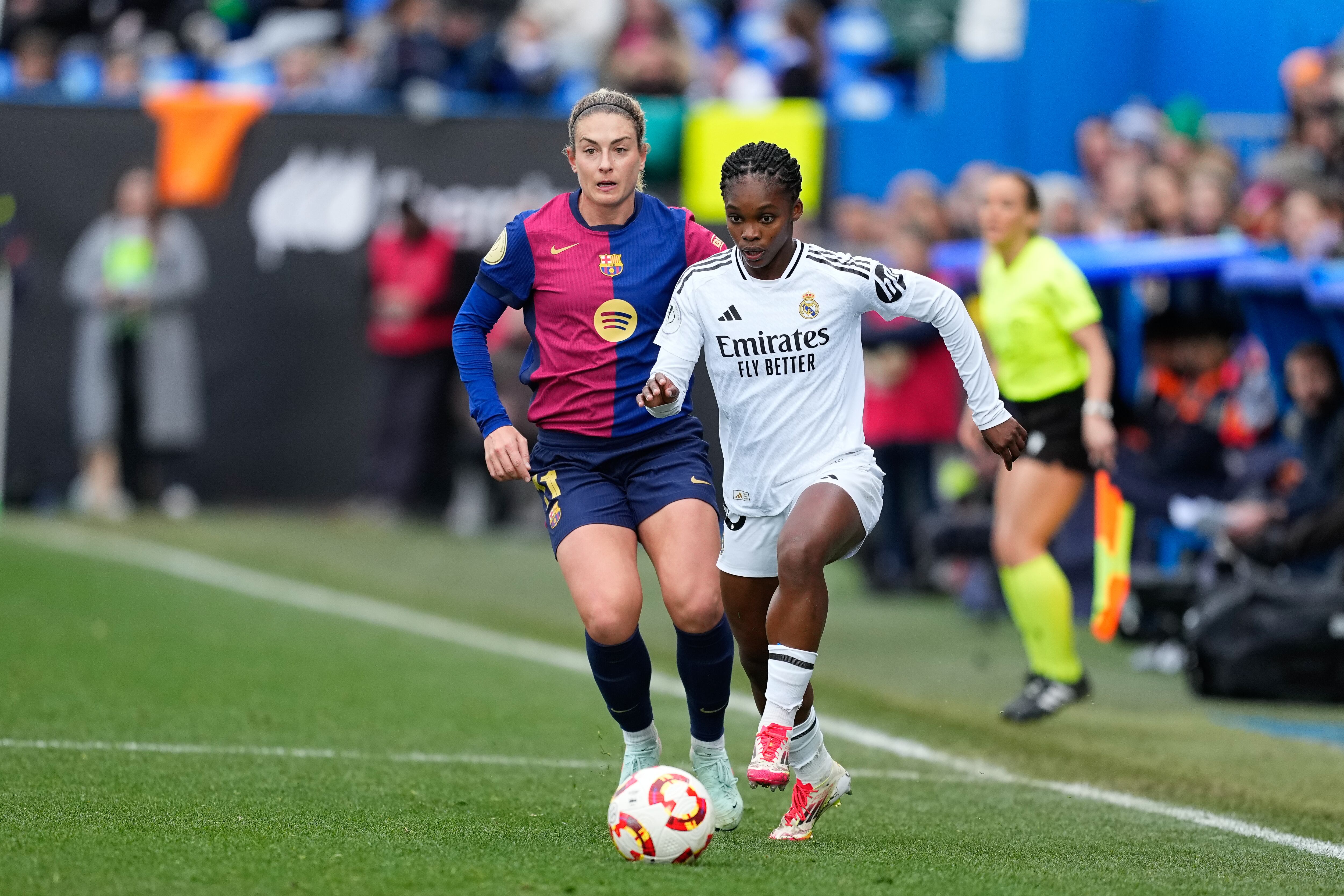 Linda Caicedo en la final de la Supercopa de España. (Photo By Oscar J. Barroso/Europa Press via Getty Images)