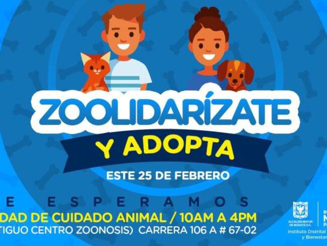 ¡Anímese! Gran jornada de adopción de animales en Bogotá