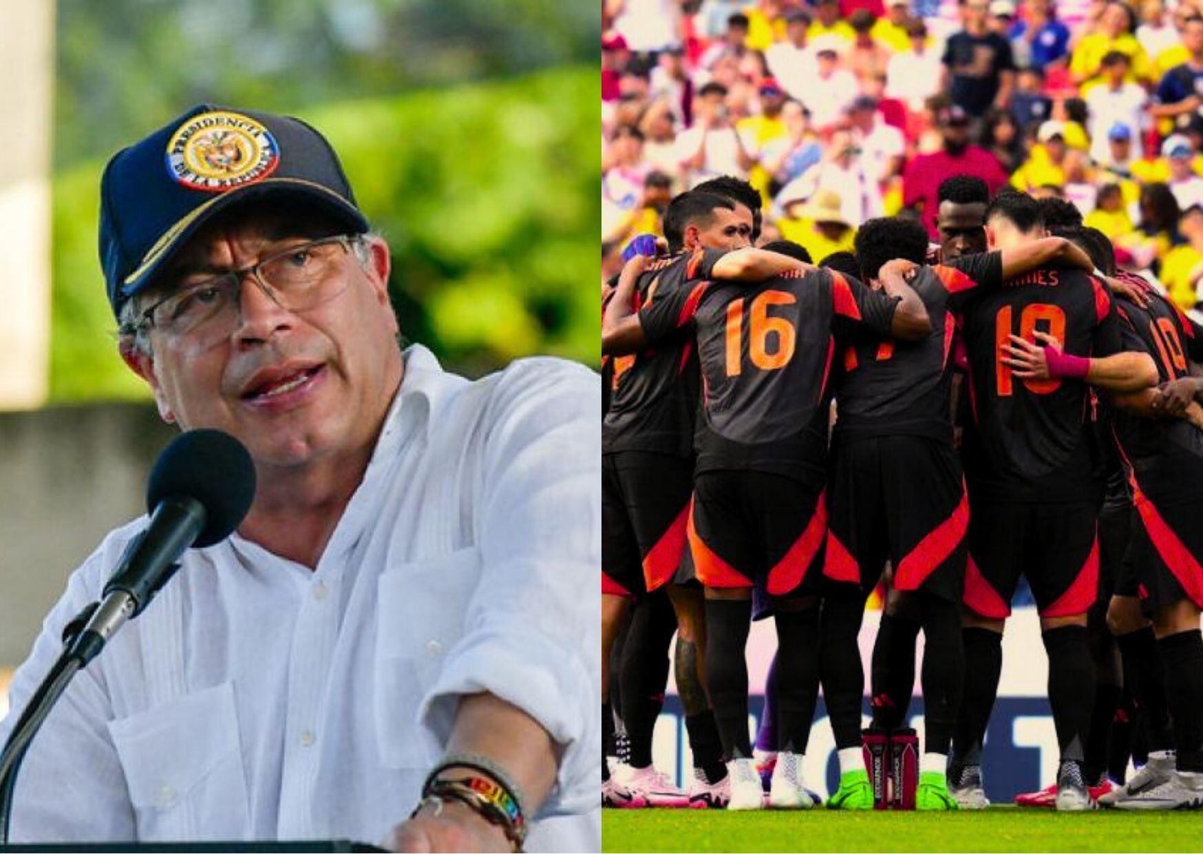 El presidente Gustavo Petro felicitó a la Selección Colombia por su rendimiento y clasificación a la siguiente ronda de la Copa América.