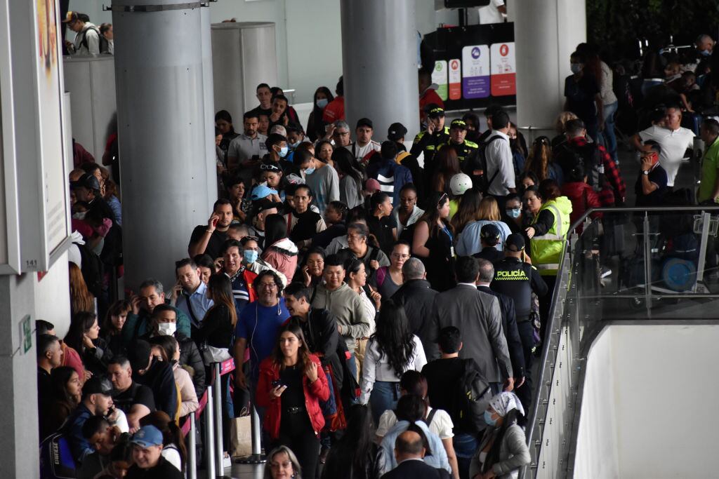 Pasajeros aéreos en Colombia Foto: Getty Images.