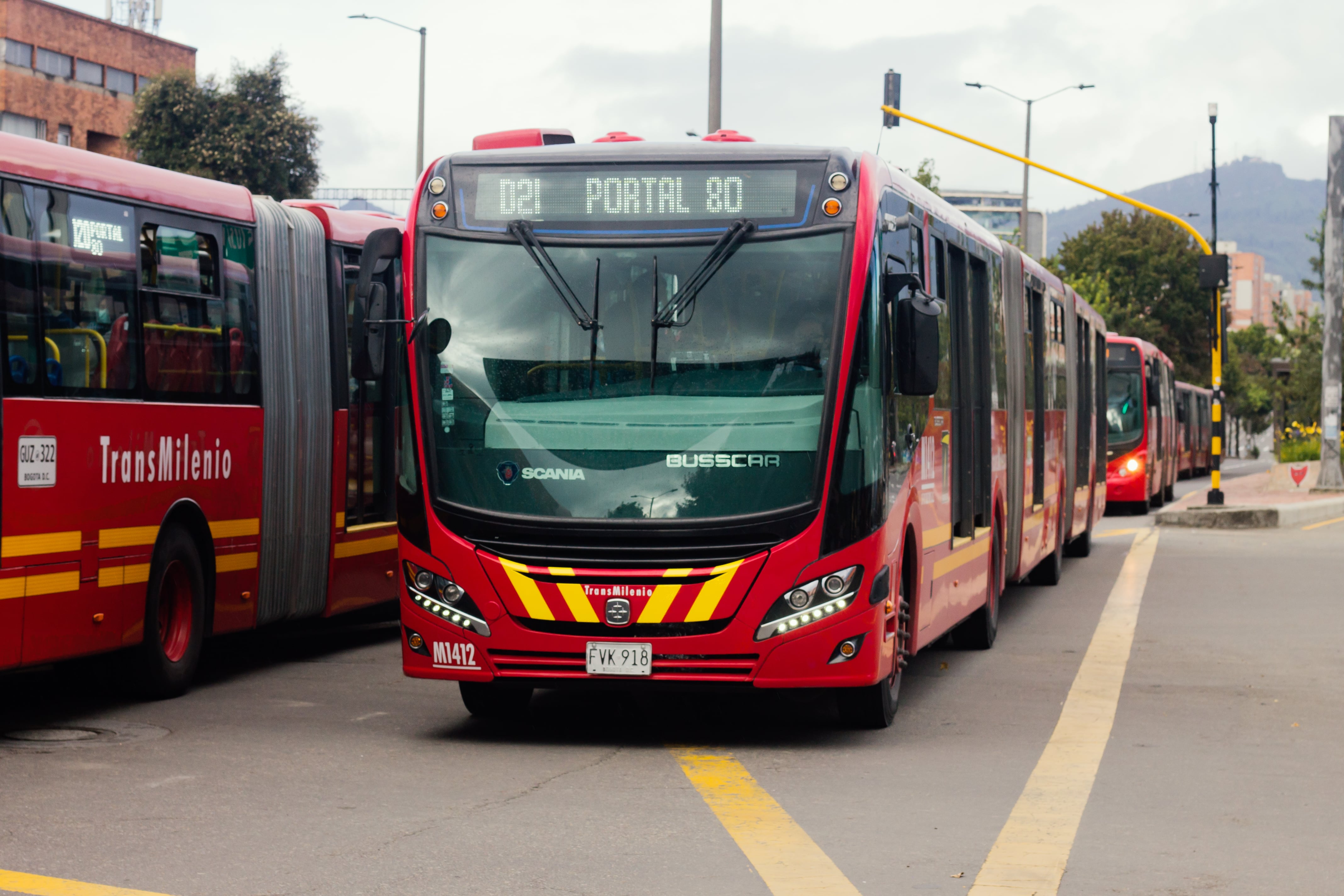 Bus Scania de Transmilenio. FOTO: Getty Images