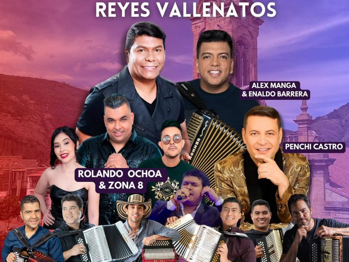 Los más grandes del vallenato del 8 al 10 de noviembre en Nobsa