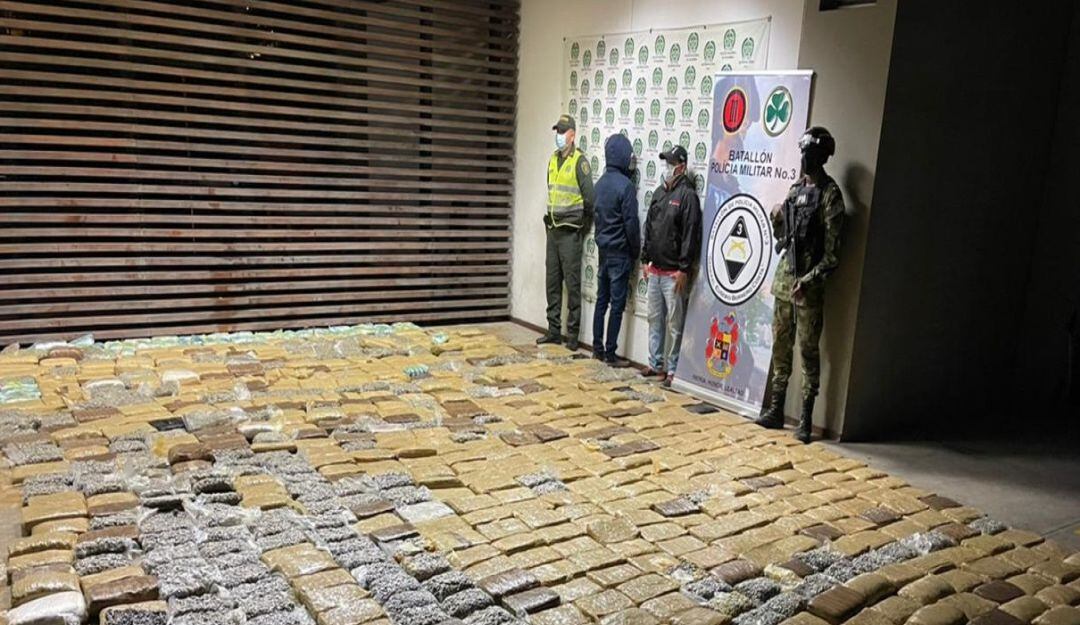 Incautación de marihuana en Yumbo, Valle del Cauca