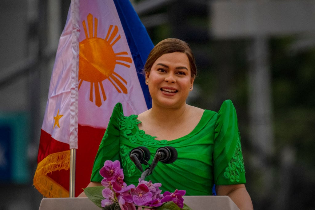 Sara Duterte.. (Photo by Ezra Acayan/Getty Images)