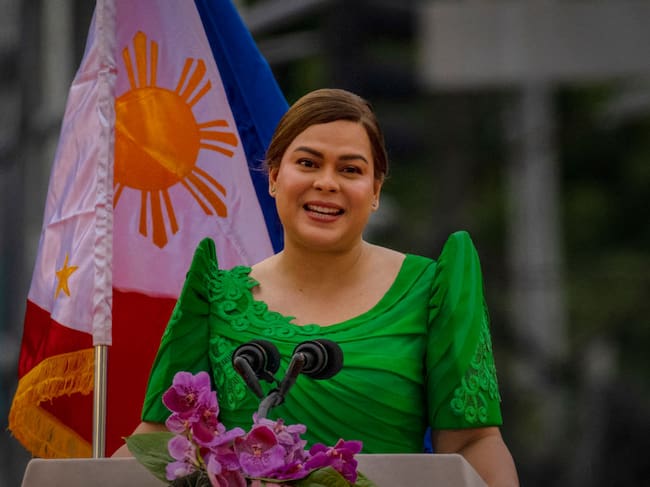 Sara Duterte.. (Photo by Ezra Acayan/Getty Images)