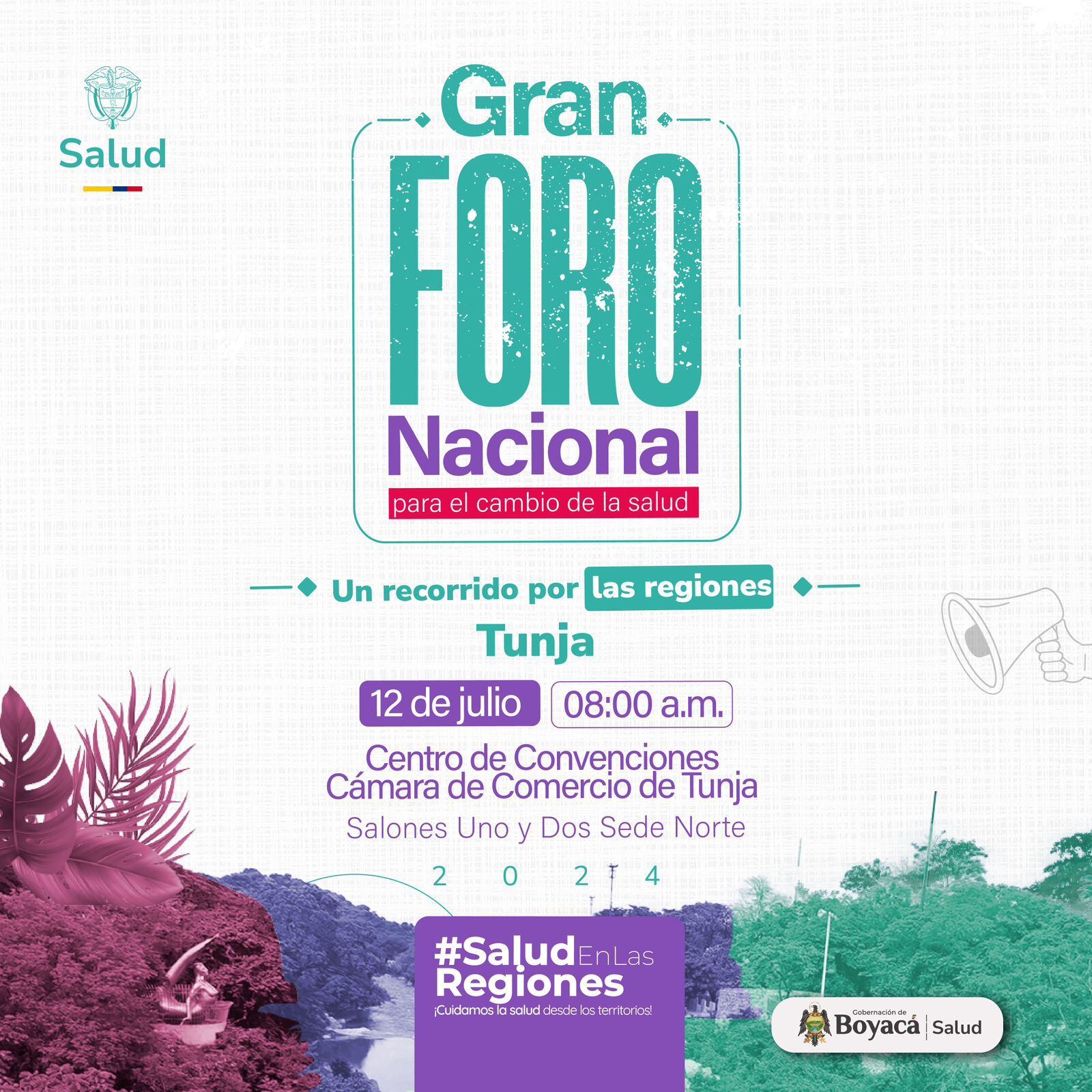 La jornada hace parte de los foros que se han adelantado en todo el país. Imagen | Secretaría de Salud de Boyacá