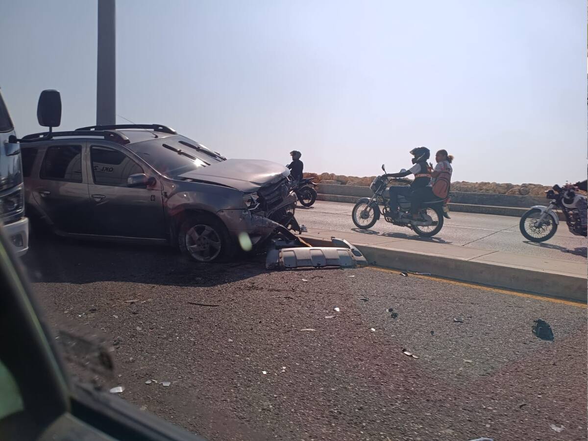 Accidente en la avenida Santander deja una persona herida tras choque entre dos vehículos