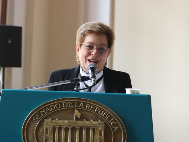 Ministra de Trabajo, Gloria Inés Ramírez (Cortesía: Senado)