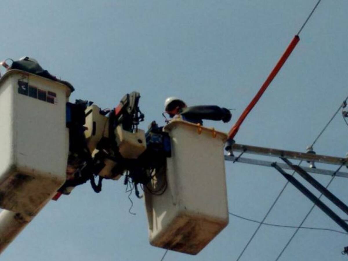 Sin energía cinco circuitos por mantenimientos en Barranquilla