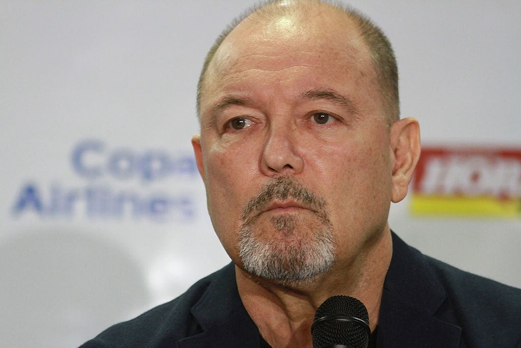 SAN JUAN, PUERTO RICO - SEPTEMBER 01:  Ruben Blades speaks at a press conference at Coliseo Jose M. Agrelot on September 1, 2016 in San Juan, Puerto Rico.  (Photo by GV Cruz/WireImage)