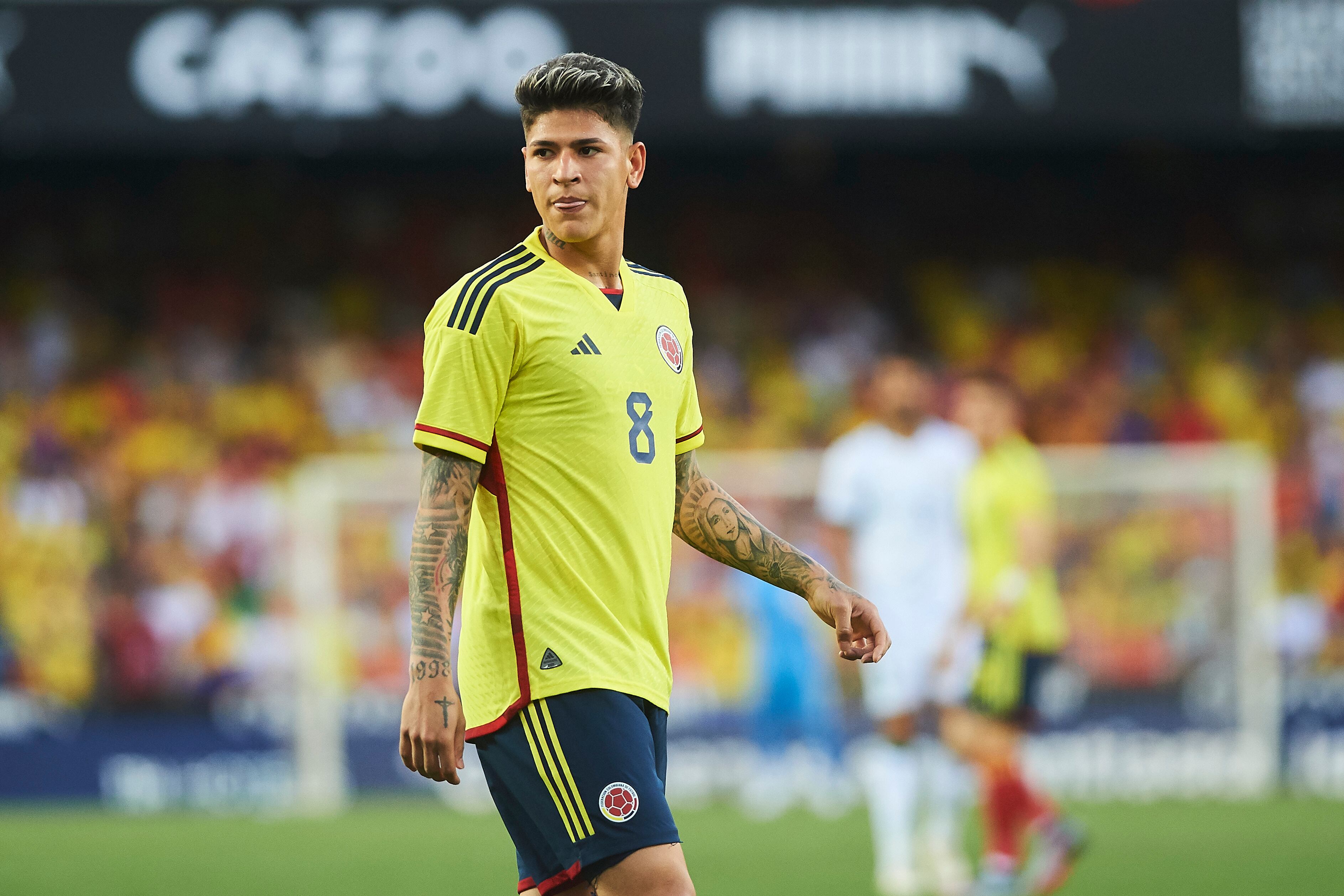 Jorge Carrascal con la Selección Colombia (Photo by Maria Jose Segovia/DeFodi Images via Getty Images)