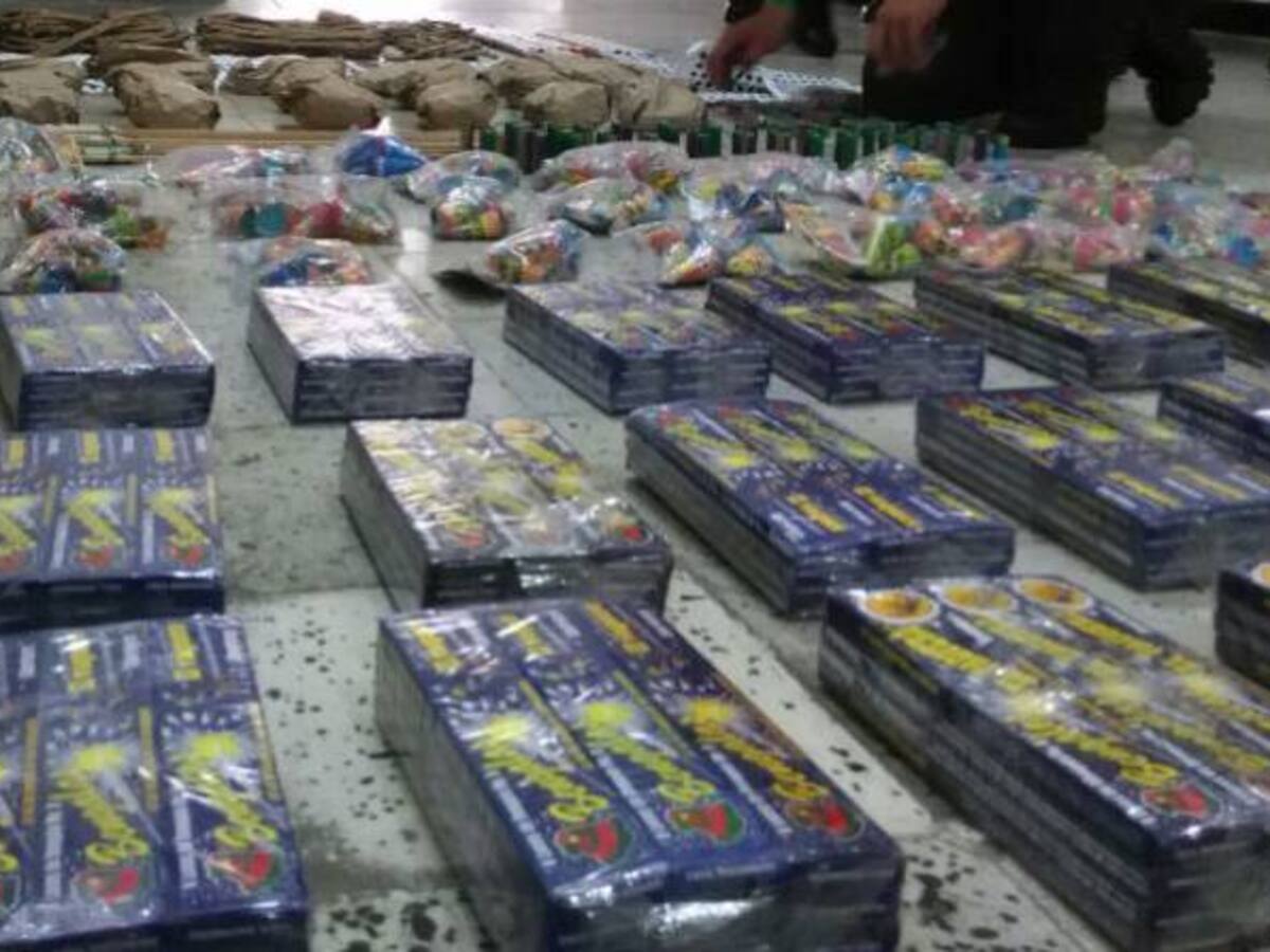 680 kilos de pólvora fueron incautados en vías de Risaralda