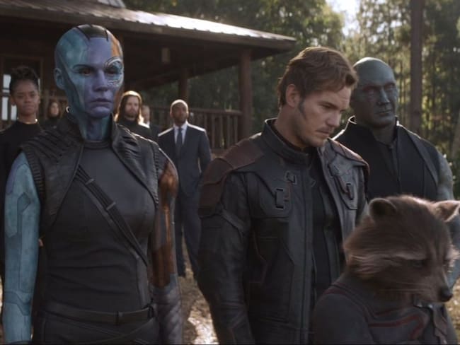 &#039;Nebula&#039;, y los &#039;Guardianes de la Galaxia&#039; en una escena de Avengers: Endgame